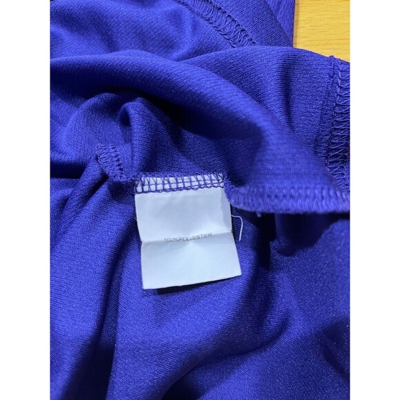 Hammer Bowling Polo Men's Size S Purple Polo 1/4 Button Up Gecko Athleisure - Picture 4 of 6